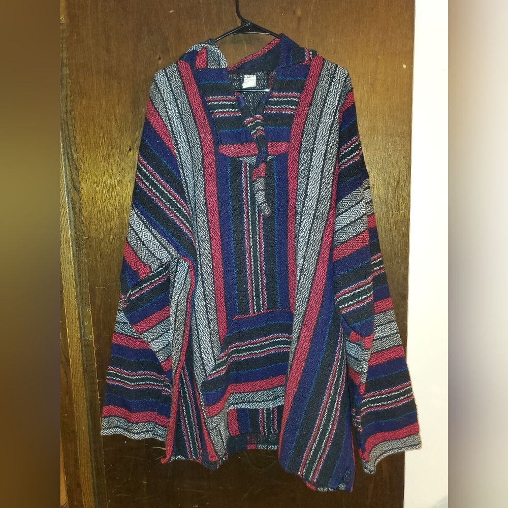 Striped Baja Hoodie (Dr*g Rug)